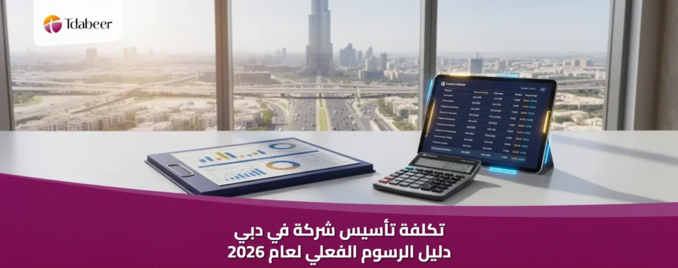 تكلفة تأسيس شركة في دبي: دليل الرسوم الفعلي لعام 2026