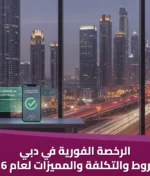 الرخصة الفورية في دبي: الشروط والتكلفة والمميزات لعام 2026