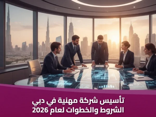 تأسيس شركة مهنية في دبي: الشروط والخطوات لعام 2026